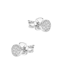 Crystal Silver Stud Earring STS-6466